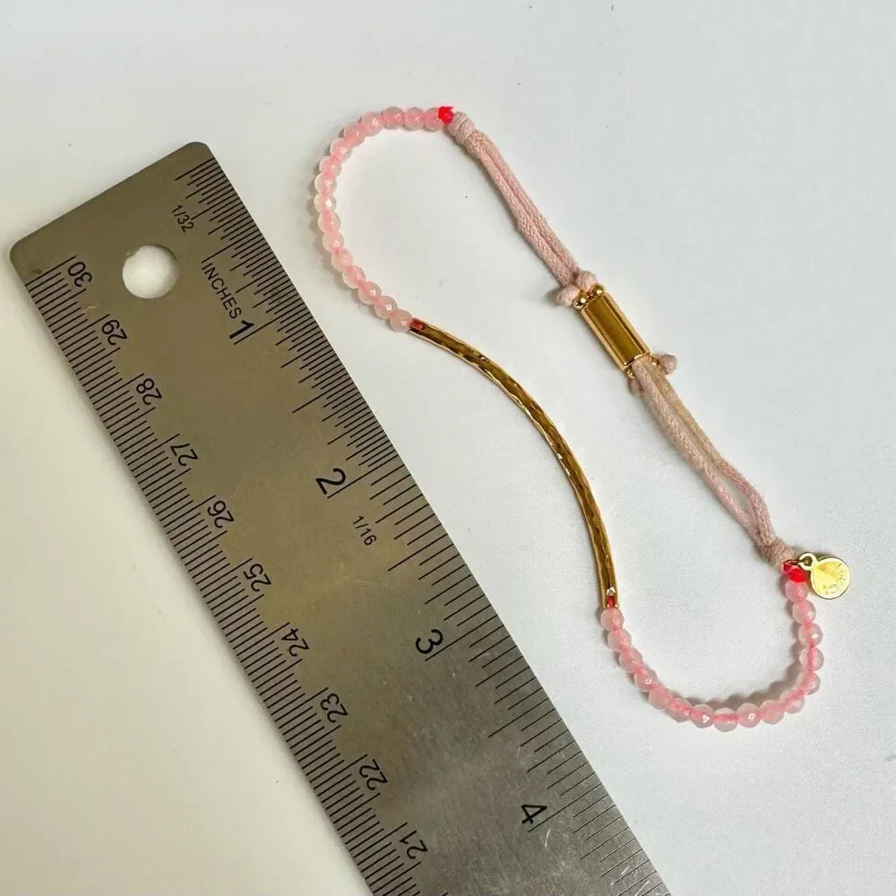Gorjana Love Rose Quartz Power Gemstone Bracelet